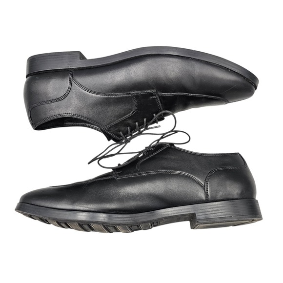 Cole Haan Men\'s Size 13 M US Grand OS Black Leather Apron Split Toe Oxford Shoes main image 5